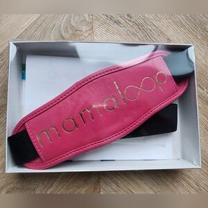 Mamaloup Pink Leather shoulder strap For Baby Shell